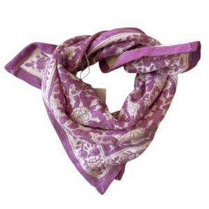 Foulard en Laine Lilas 50 cm – SO FAMILY