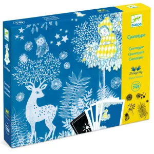 Coffret cyanotype « Au clair de la lune », Djeco