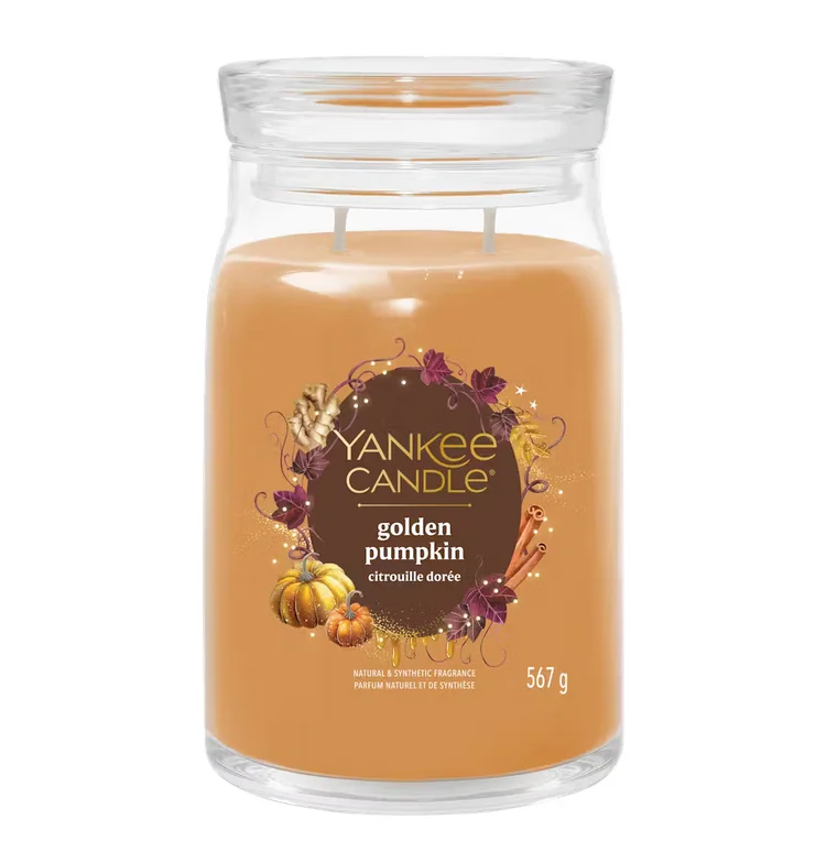 Bougie Citrouille Dorée, Yankee Candle