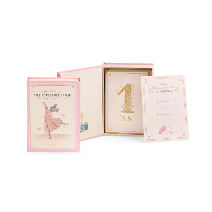 Cartes 12 Premiers Mois Petite Ecole de Danse, Moulin Roty – Image 2