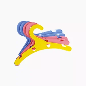 Lot de 5 cintres colorés