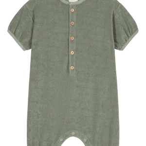 Combinaison BébéCito Terry Vert – STUDIO BOHEME 