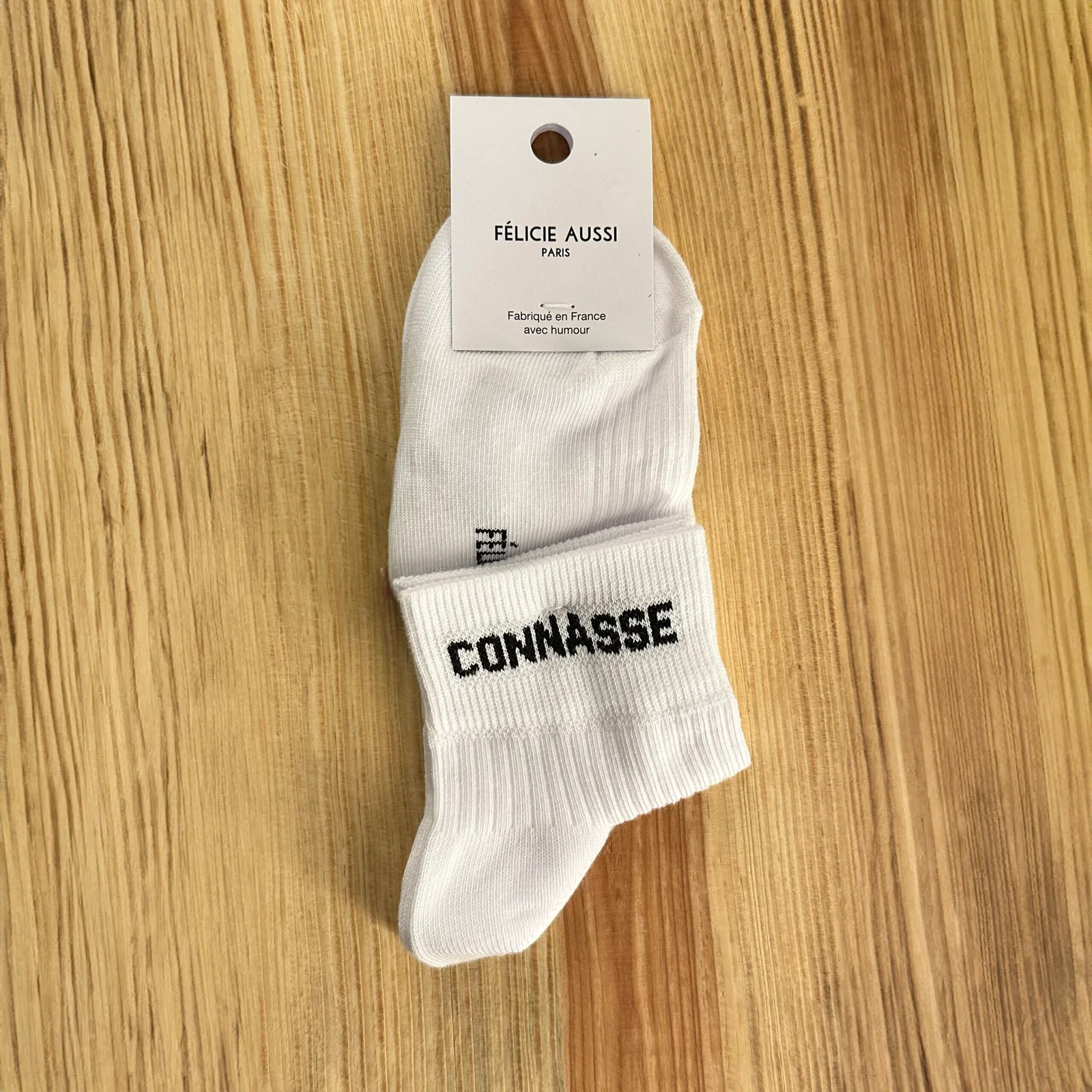 Chaussettes Basses « Connasse », Félicie Aussi