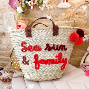 Panier de plage Sea sun & family