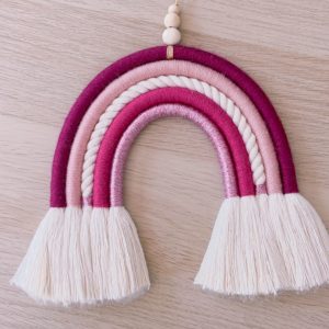 Arc-en-ciel prune framboise