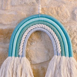 Arc-en-ciel bleu banquise vert d&rsquo;eau vert amande