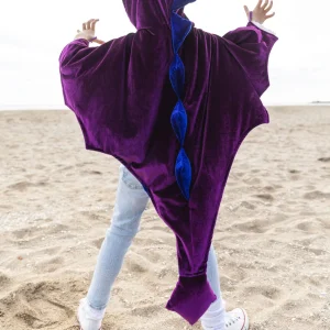 Dragon velour | Violet bleu