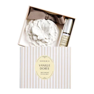 Décor parfumé et concentré de parfum Les Intemporelles – Vanille Dorée, Mathilde M