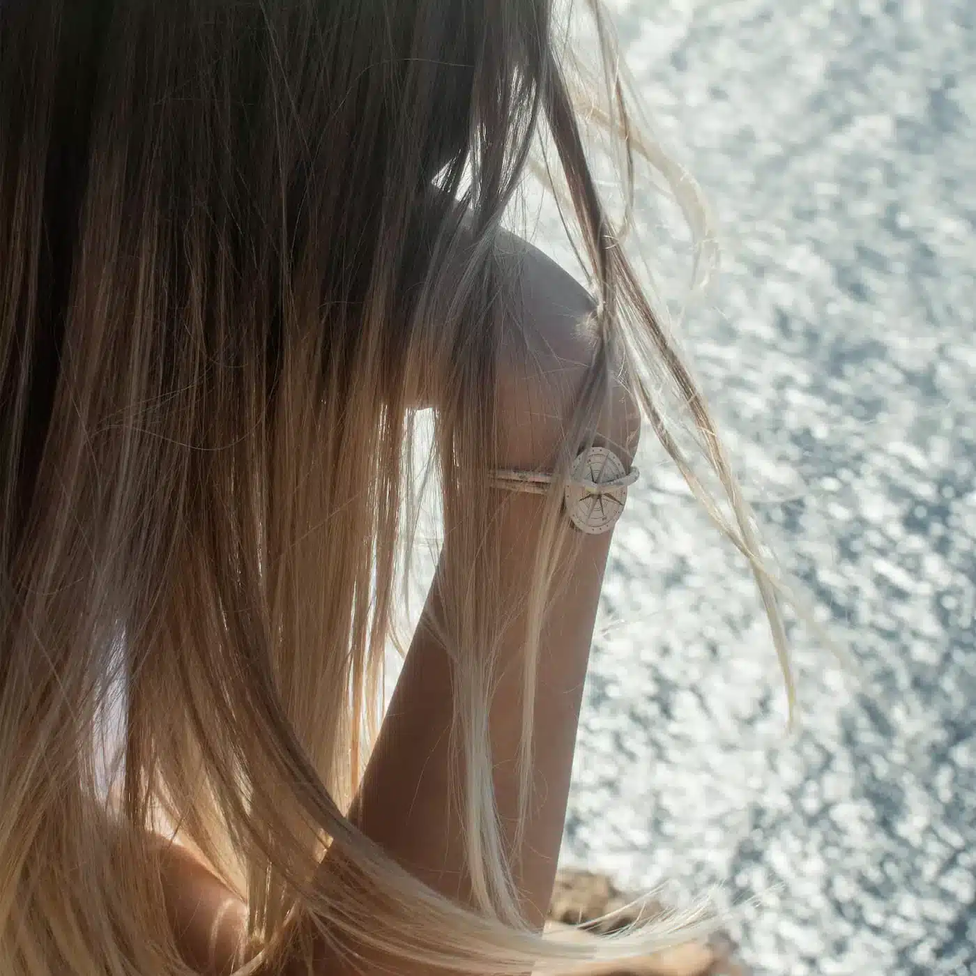 Bracelet Bois Pinède, Beige et Vert, Rose Des Vents – Image 4