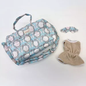 *Combinaison Inès en éponge beige pour GORDIS avec Sac à langer Future is bright