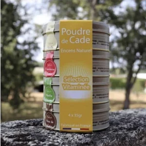 Boîtes X4 Encens En Poudre Sélection Vitaminée