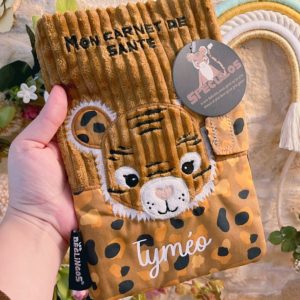 Protège carnet de santé Tigre