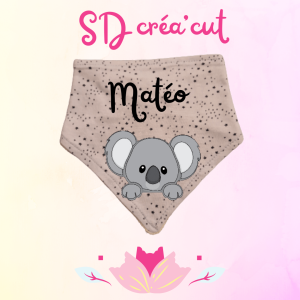 Bavoirs Bandana Bleu Étoilé