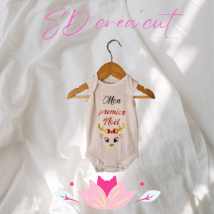 Body 1er Noël Renne Fille