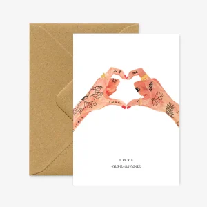 Carte Postale Hands of Love, ATWS