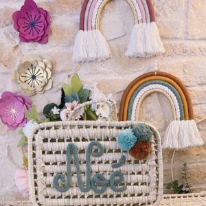 Valisette à souvenirs avec pompons