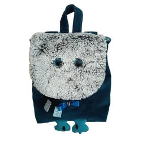 Sac à dos maternelle garçon, bleu pétrole personnalisable