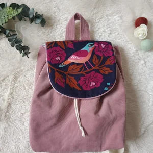 Sac à dos maternelle rabat imprimé, personnalisable
