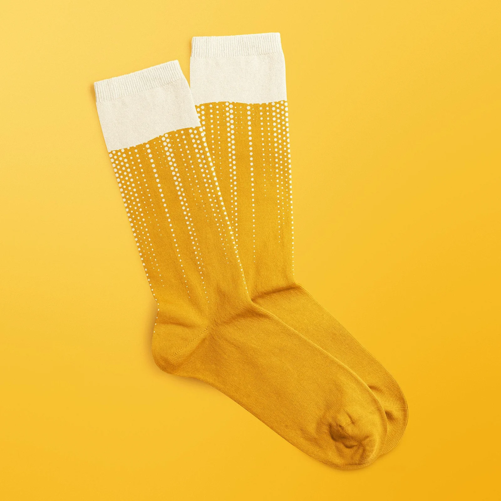 Chaussettes Canette Bière Blonde – Image 2
