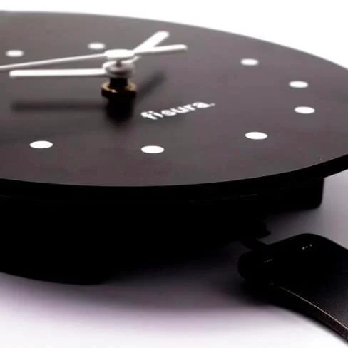 Pendule Murale Chat Noir, Fisura – Image 2