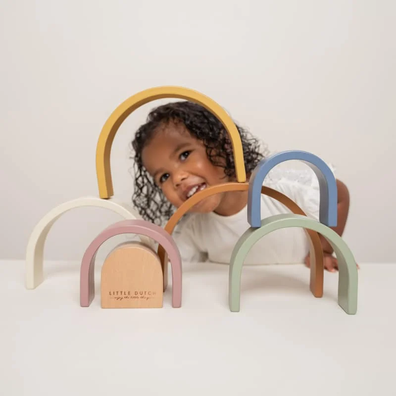 Arc-en-ciel à Empiler Vintage, Little Dutch – Image 9