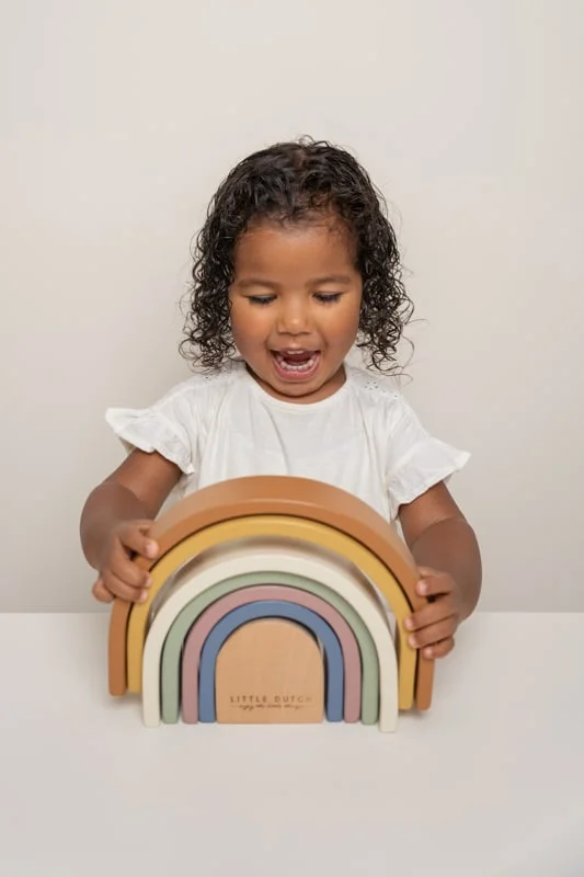 Arc-en-ciel à Empiler Vintage, Little Dutch – Image 2