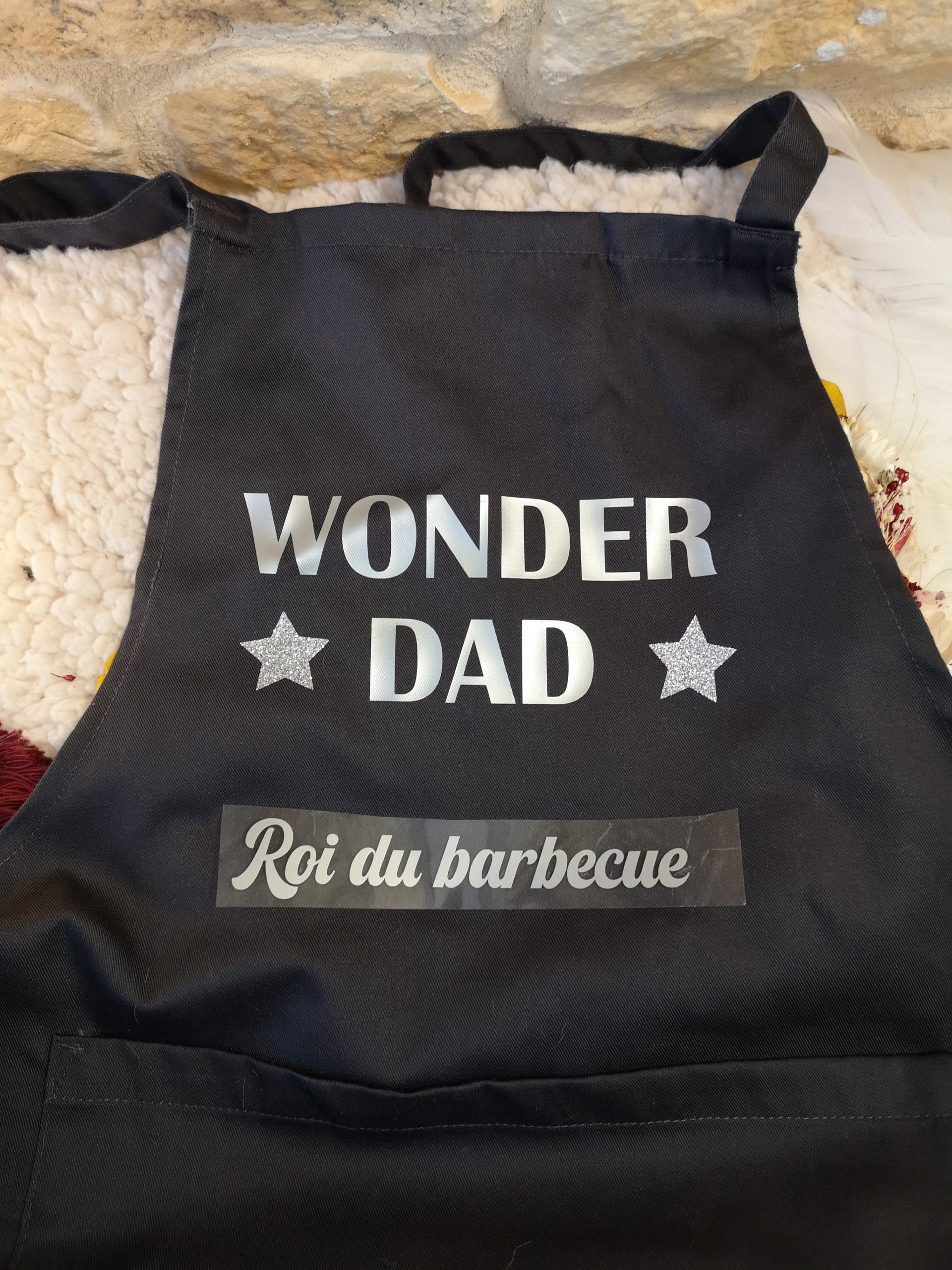 Tablier gris anthracite à personnaliser – Image 3