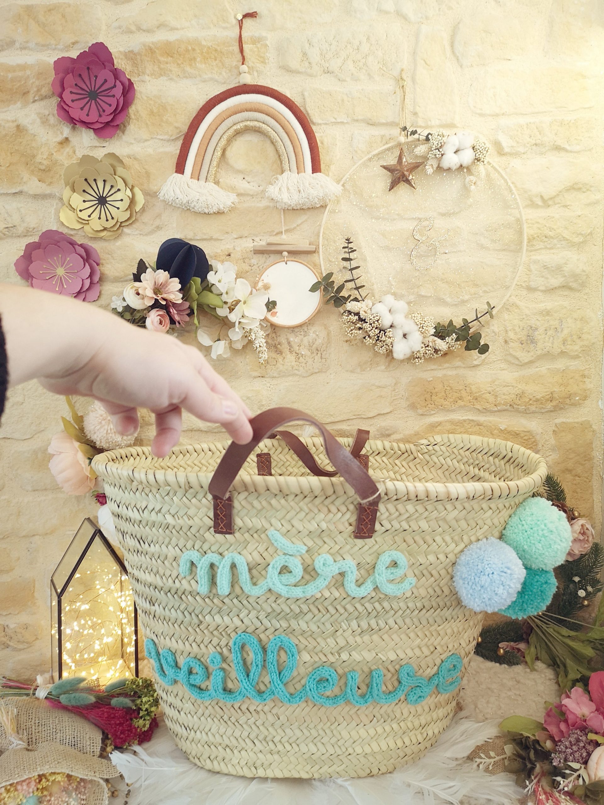 * Panier de Plage mère veilleuse petites anses – Image 2