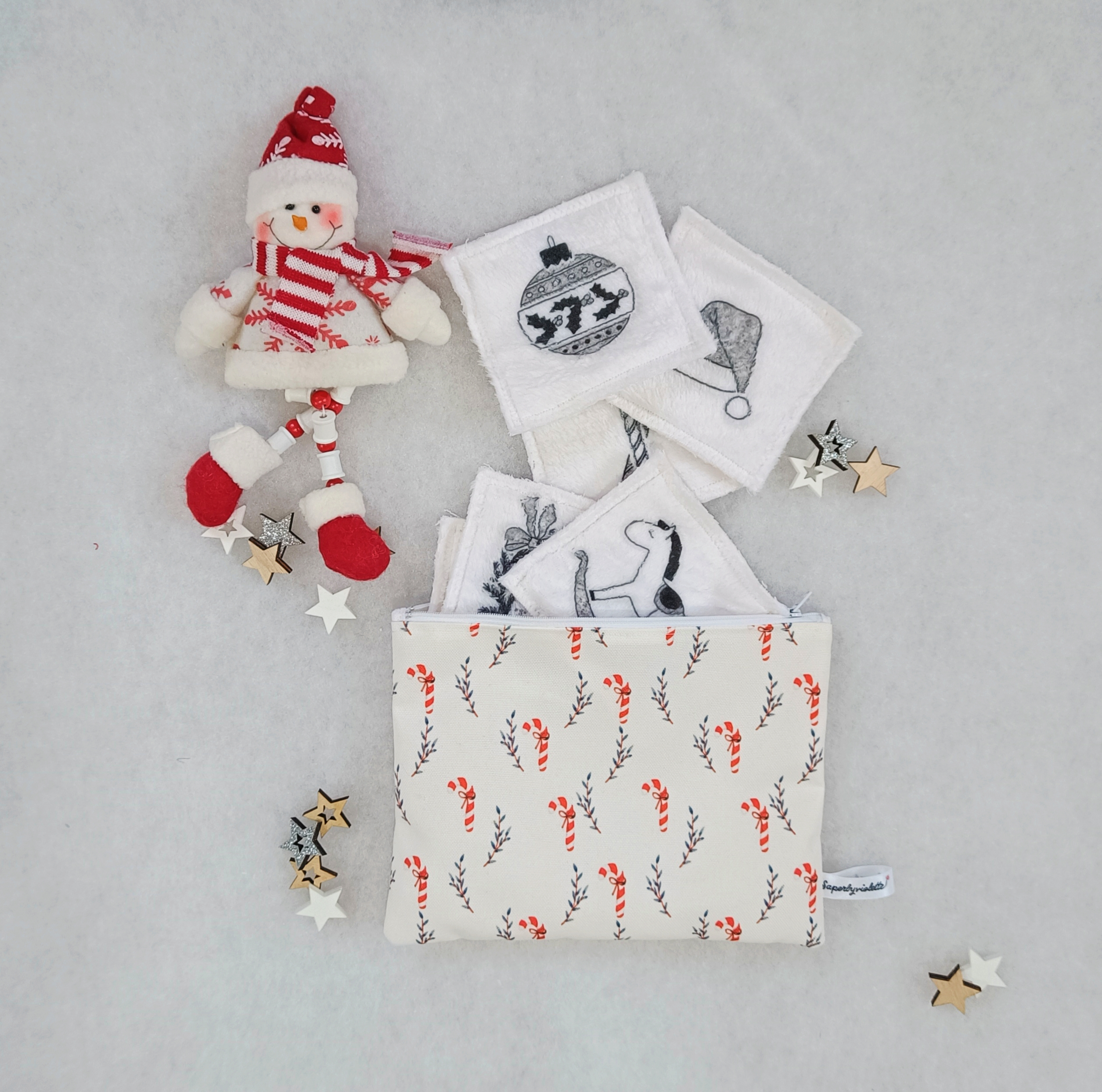 Lingettes lavables Noël – Image 3