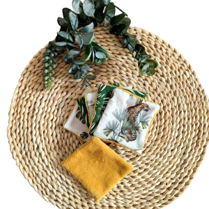 Lingettes lavables savane