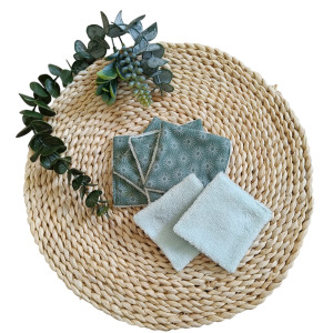 Lingettes lavables Menthe