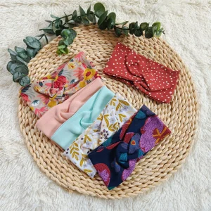 Bandeau croisé jersey 0-12 mois