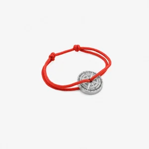 Bracelet Argent Vieilli Sirocco, Rose Des Vents