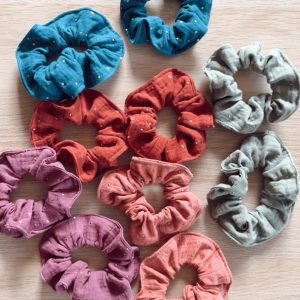 Chouchou – élastique à cheveux en gaze de coton