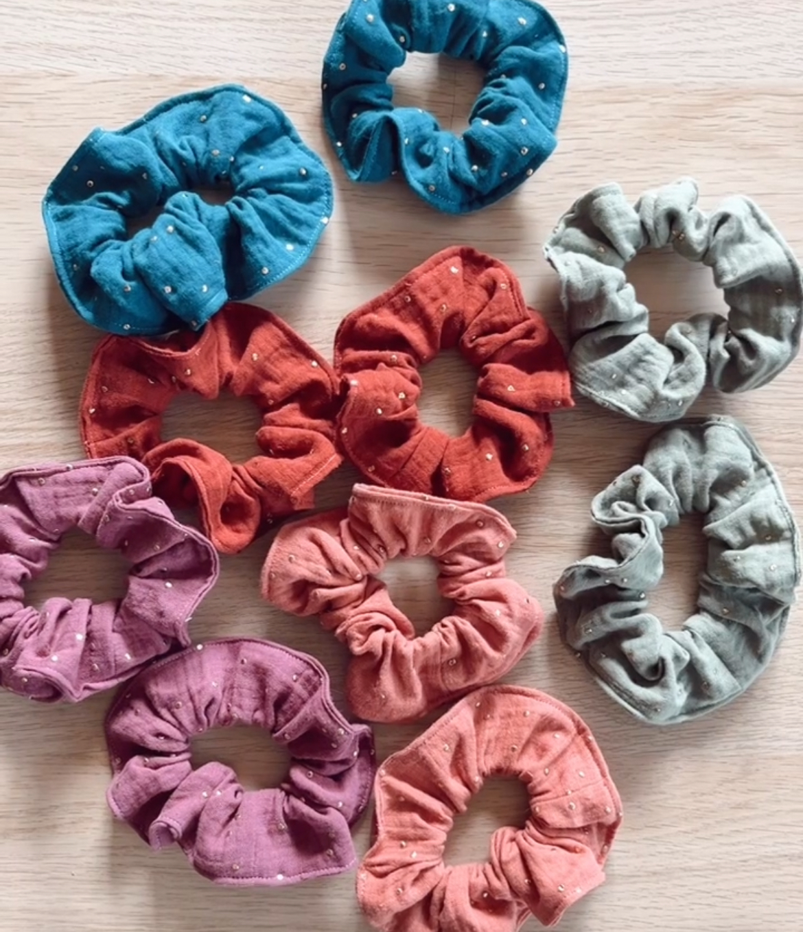 Chouchou – élastique à cheveux en gaze de coton