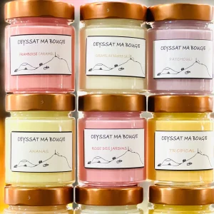 Bougies Parfumées Fruitées Artisanales Locales