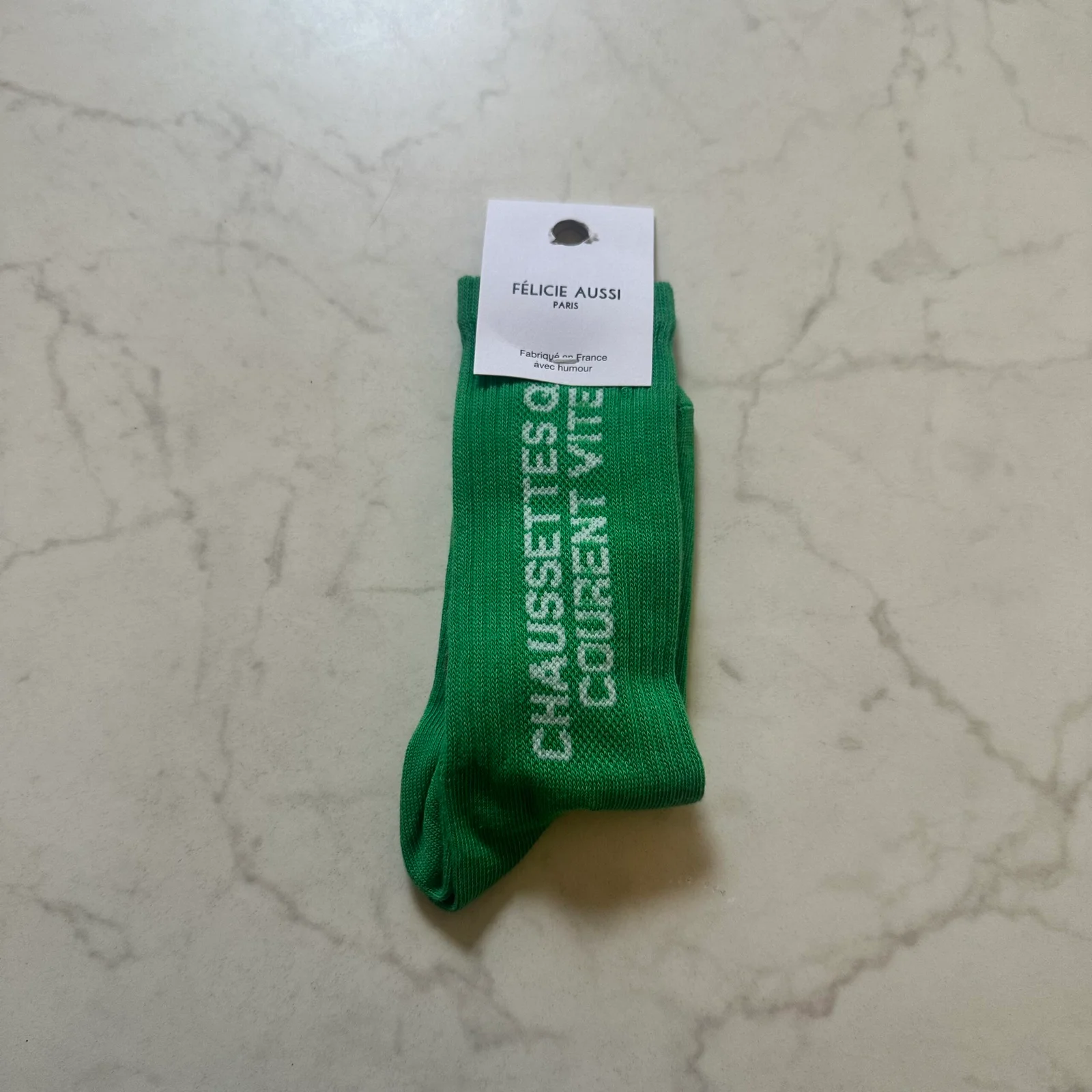 Chaussettes Enfant Courent Vite, Félicie Aussi