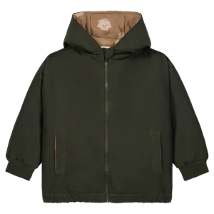 Manteau enfant imperméable Frio kaki – Studio Bohème Paris