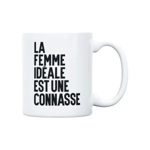 Mug « Femme Idéale Connasse », Derrière La Porte