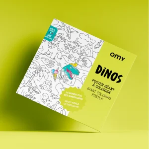 Poster géant à colorier | Dinos