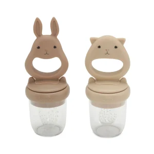 Lot de 2 tétines grignoteuses | Chat /Lapin Bark/Shell
