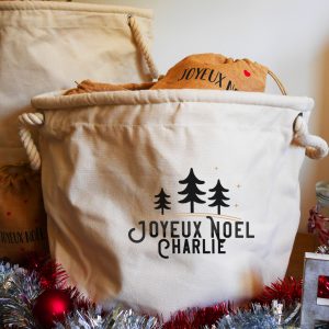 Hotte de Noël – Taille M – Sapins