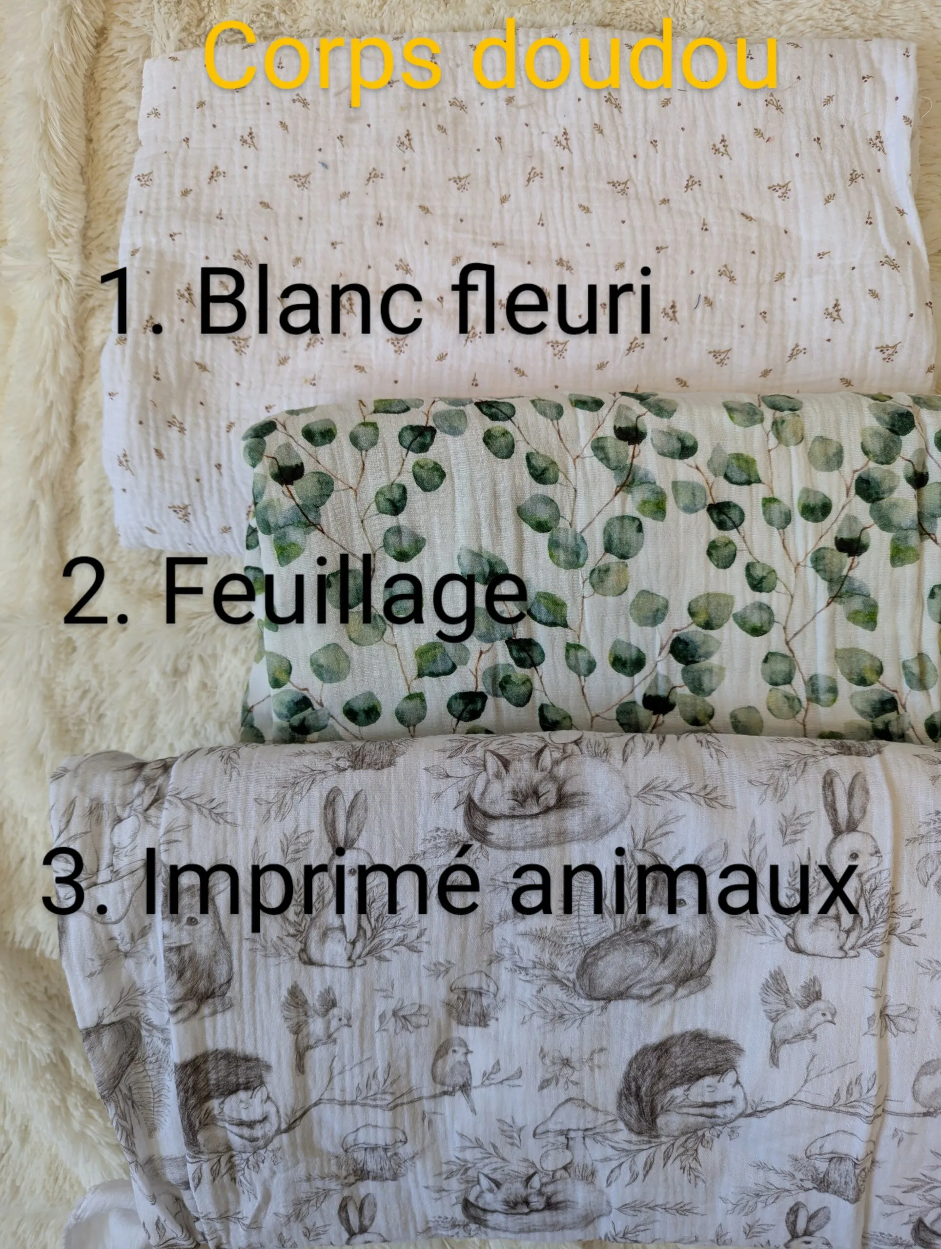 Doudou Biche personnalisable – Image 2