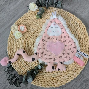 Doudou “Miss Papouillou” raplapla, nouvelle version en stock