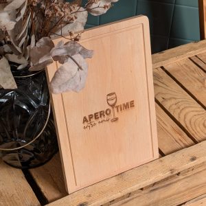 Petite planche à découper en bois – Apéro