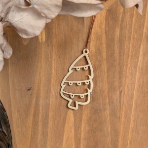 Boule de Noël en bouleau – Sapin