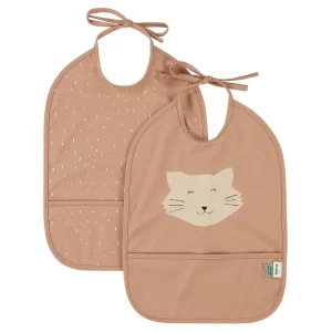 Set de 2 Bavoirs Imperméable Mrs Cat, Trixie