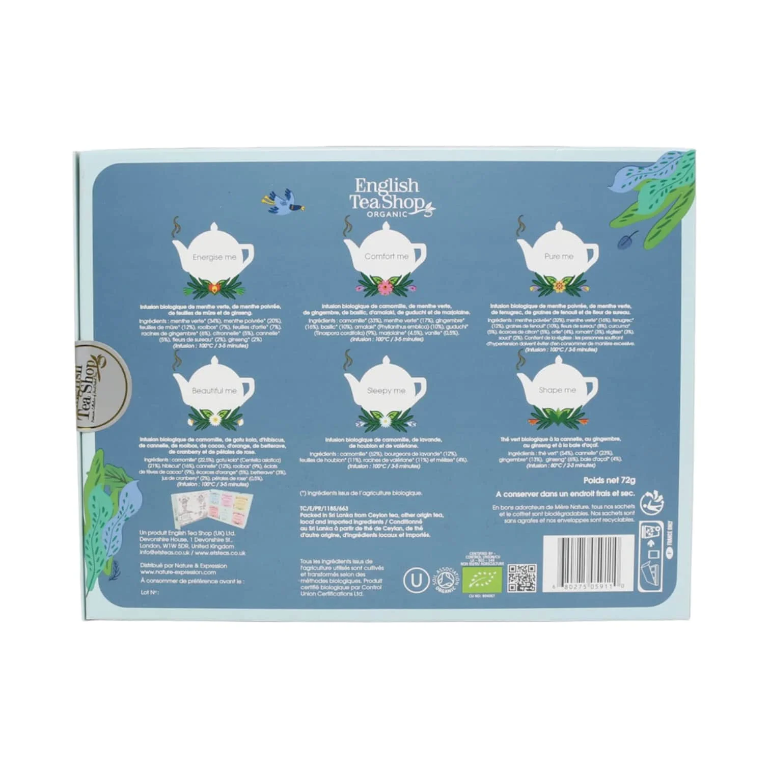 Coffret Découverte Bien-être Bio 48 sachets – Image 4