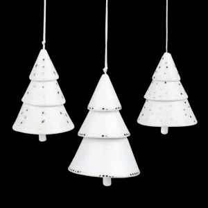 Cloche Porcelaine Sapin, Räder