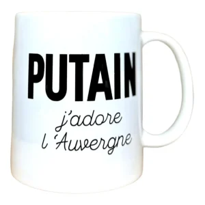 Mug Putain J&rsquo;adore l&rsquo;Auvergne